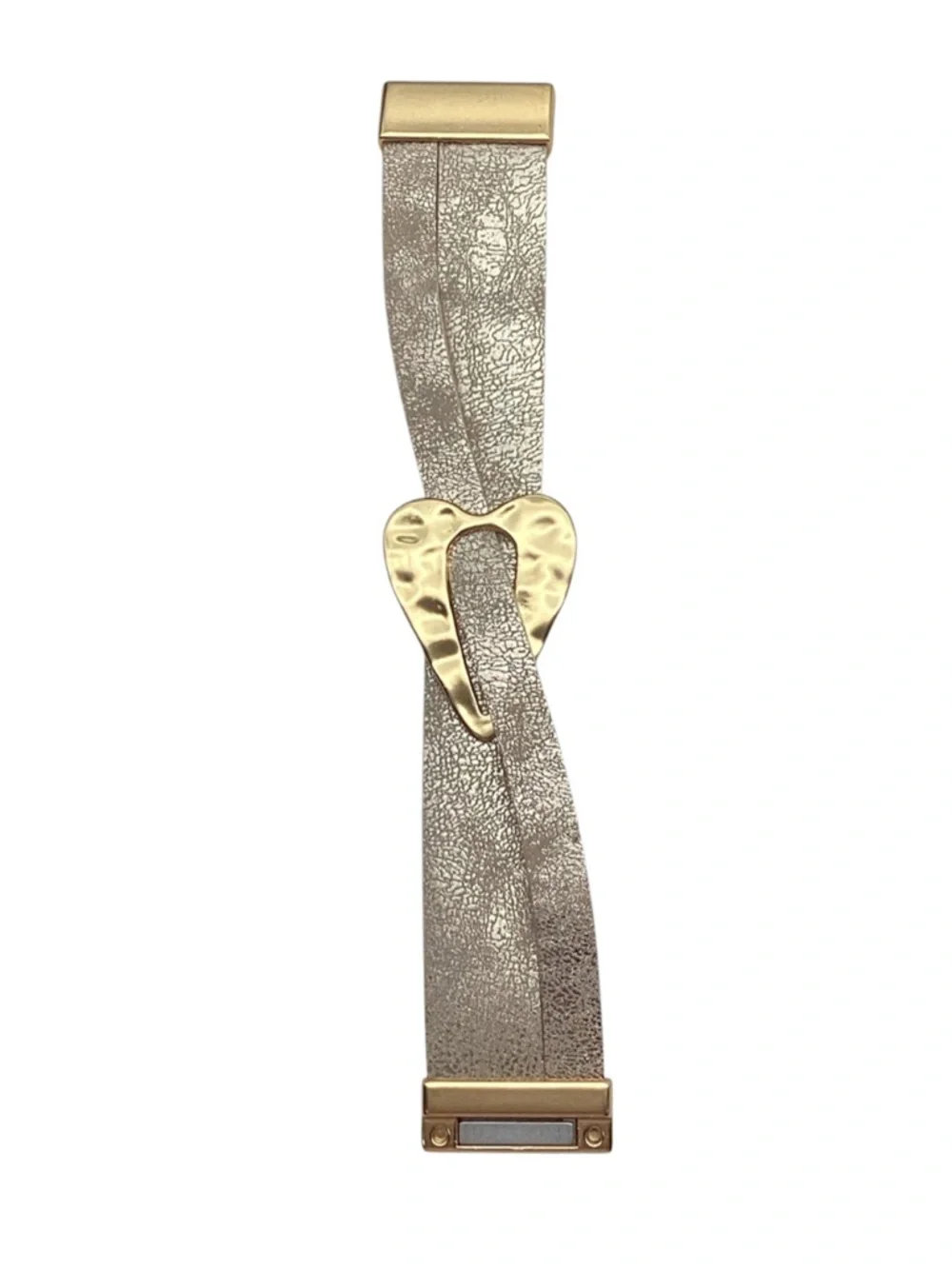 Shiny Luxe City Embrace Gold Double Strand Magnetic Bracelet (NWT)
